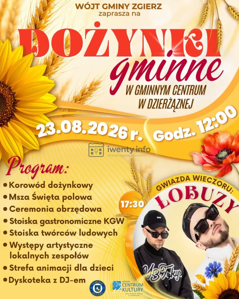 Plakat: Dożynki Gminne 2026 Zgierz