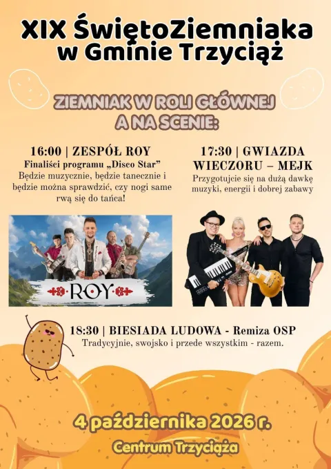 Dni ziemniaka 2026  Trzyciąż 32-353 — plakat