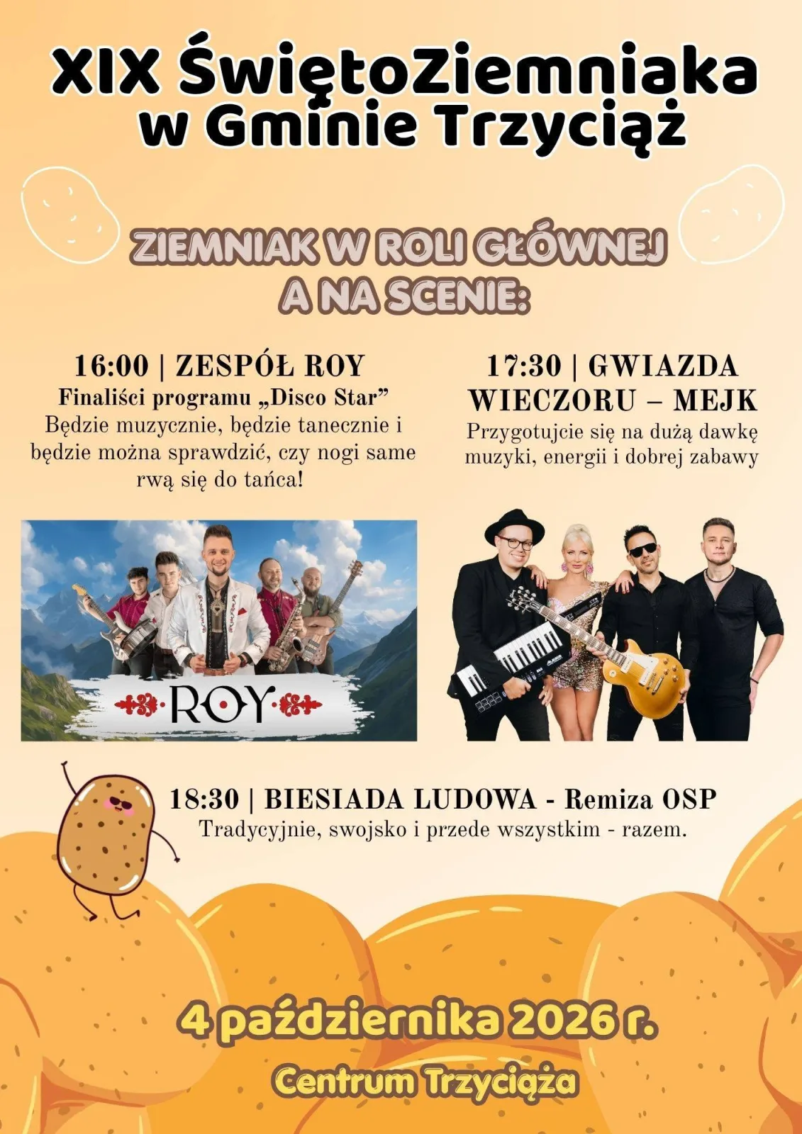 Plakat: Dni ziemniaka 2026 Trzyciąż 32-353